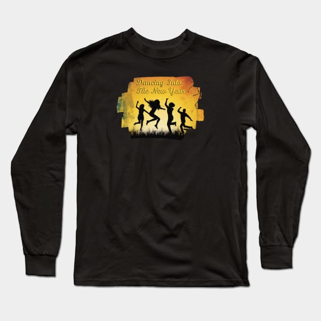 Dancing into the New Year Long Sleeve T-Shirt by Pixy Official